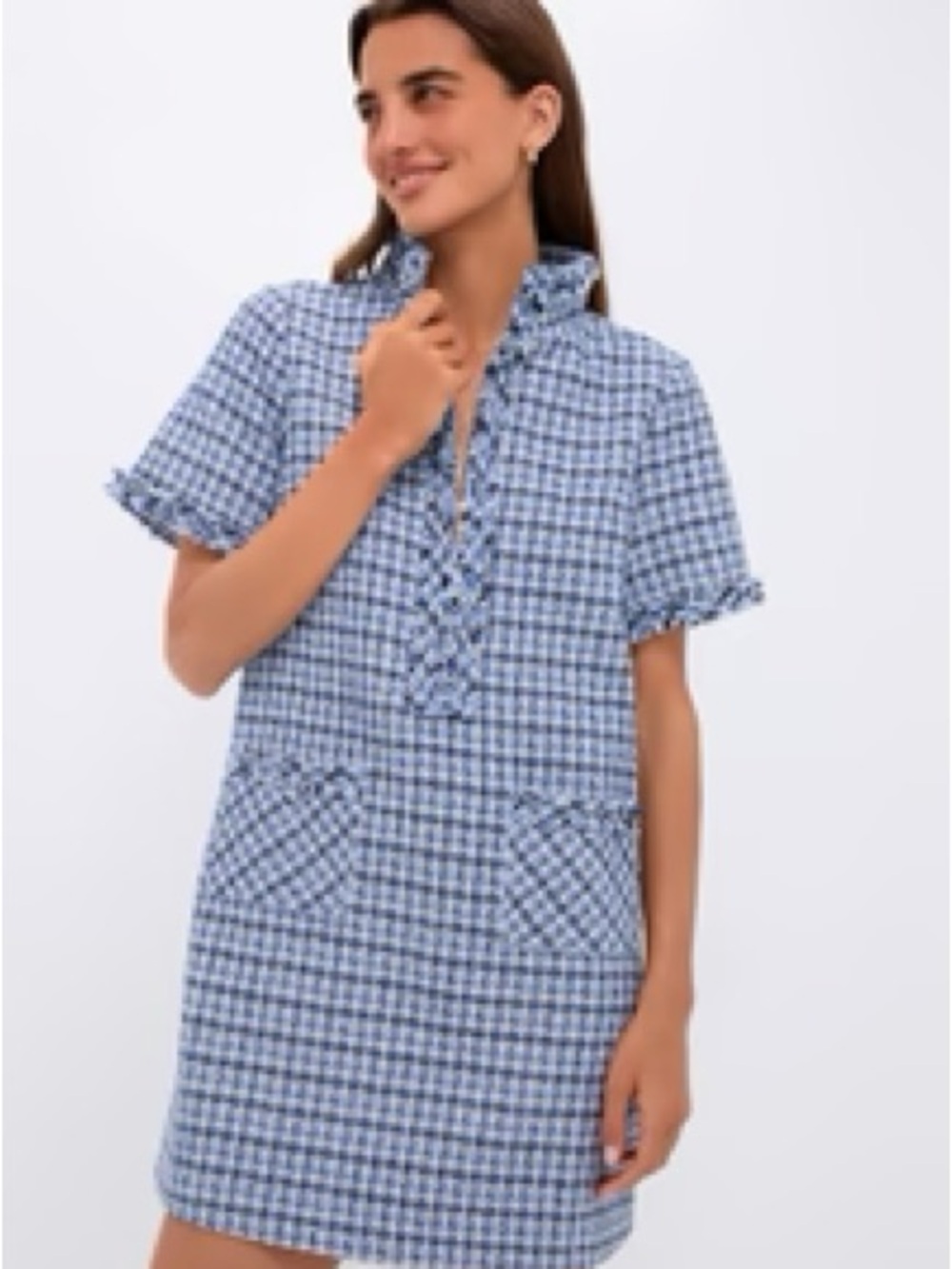 Tuckernuck Blue and White Mini Dress EUC